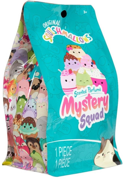 Lodër pelushi Squishmallows Candy Mystery, 20 cm, shumë e butë, shumëngjyrëshe