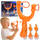 Set loje me shigjetë Skill Game Slingshot Darts, 3 copë, me kupa vakumi, shumëngjyrëshe