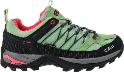 Këpucë trekking CMP Rigel Low WP për goca, waterproof, jeshile
