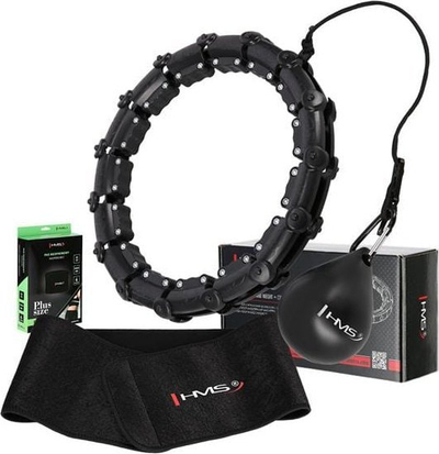 Hula hoop fitnesi HMS HHW02 me brez, rregullues, i zi
