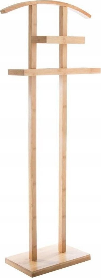 Varëse qëndruese për rroba bambu, me raft, 44.5x22x113 cm
