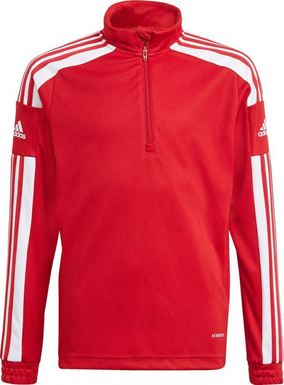 Bluzë sportive për kalamaj Adidas Squadra 21 Jr GP6470, AEROREADY, me mëngë t’gjata, e kuqe