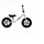 Biçikletë balancuese Globber Balance Bike, për fëmijë, e bardhë
