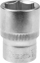 Çelës koke Fortis 1/2" CrV, 24mm, krom i mat