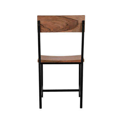 Karrige metal + acacia 45.5×43.5×85.5 cm (HM8179.11)