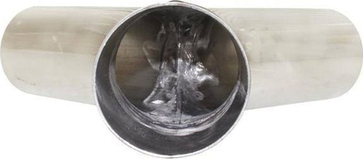 Tee shkarkimi TurboWorks, 90°, 70/76mm, çelik inox 304