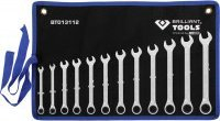 Set çelësash me mekanizëm Brilliant Tools BT013112, 12 copë, 8-53mm, ngjyrë argjendtë