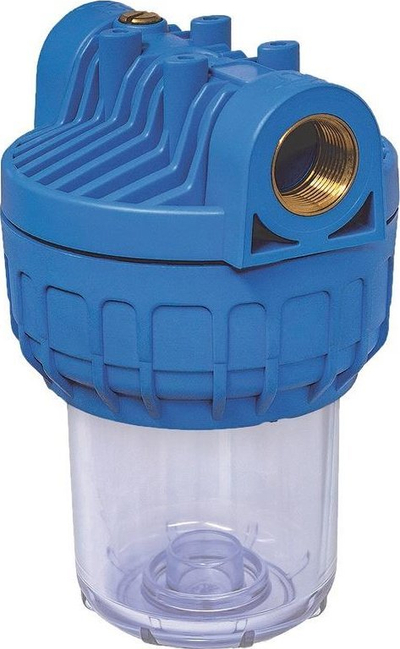 Trup filtri uji USTM EM-Protect, 3/4", antibakterial, blu transparent