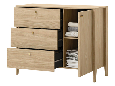 Komodë  dhe 3 sirtarë SNUGLY SU-03, bezhë