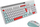 Set tastiere dhe mi CANYON HSET-W5, wireless 2.4 GHz, 105 taste, i bardhë