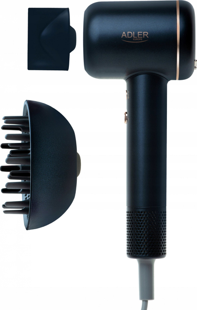 Сушач за коса Самтрон ADLER AD 2270b, 1600W, јонизација, црна