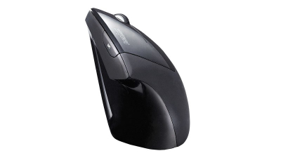 Maus ergonomik vertikal Perixx Perimice 713, pa tela, i zi