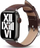 Rrip dore Crong Noble Band për Apple Watch 38/40/41mm, lëkurë natyrale, Espresso