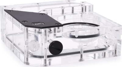 Depozitë ftohësi uji Alphacool 15074, akrilik transparent, RGB 5 V, e zezë