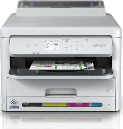 Инк-џет печатач Epson WF-C5390DW C11CK25401, PrecisionCore Без топлина, 25 ppm, црна