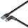 Kabllo USB LINDY 1m USB 3.2 Type A në Type C, kënd 90°, e zezë