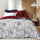 Çarçaf Douceur d'intérieur Classic Cotton, pambuk organik, 240x300 cm, bordo
