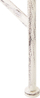 Stol kopshti Beliani Milazzo, metal, 130 cm, i bardhë