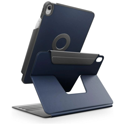 Mbulesë magnetike UNIQ Rovus Snapmount për iPad 11", rrotullim 360°, navy blue