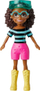 Set lodrash Mattel Polly Pocket Lila Rainbow, kukull me aksesorë, shumëngjyrëshe