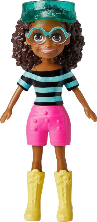 Set lodrash Mattel Polly Pocket Lila Rainbow, kukull me aksesorë, shumëngjyrëshe