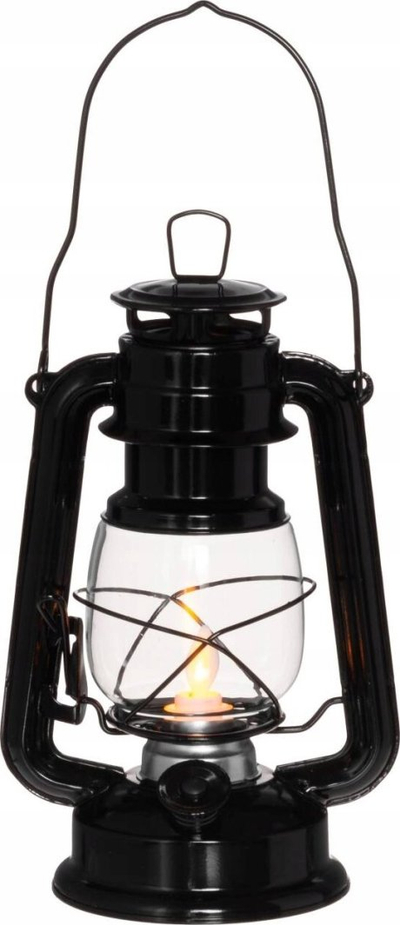 Dritë kampingu 4Living, LED, 24.5 cm, e zezë