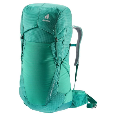 Çantë shpine Deuter Aircontact Ultra 50+5, 55L, alpinistike, jeshile