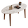 Set Vital tavolinë kafe + 3 tavolina anësore (HM18180.03), bardhë