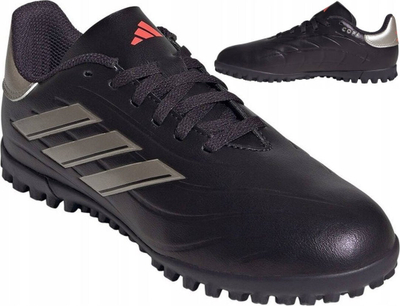 Këpucë futbolli adidas Copa Pure 2 Club Turf IG8735, terren sintetik, shollë gome, të zeza