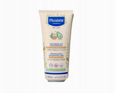 Spray flokësh Mustela Baby për krehje të lehtë dhe ushqim, për flokë të gjatë kaçurrela, 200ml