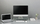 Mbajtëse monitori Gembird Glass Stand Size M, xham i kalitur, 20kg, transparente