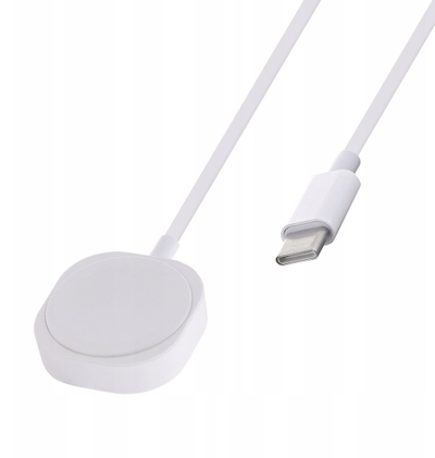 Karikues Apple Watch TnB CHWATCH, USB C, 1m, 2.5W, i bardhë
