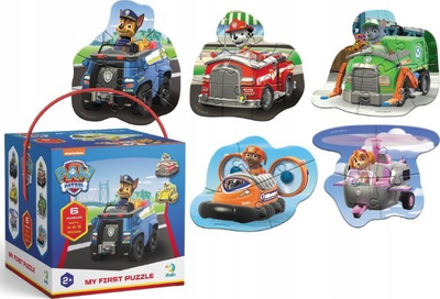 Puzzle Dodo Paw Patrol 6in1, 6 puzzle, 4 8 pjesë, shumengjyrëshe
