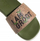 Shapka kalamajsh Adidas Adilette Comfort Jr ID8029, rrëshqitëse, jeshile