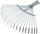 Kokë grabuje AWTOOLS 22-Tine Leaf Rake, 22 dhëmbë, çelik i galvanizuar, argjendtë