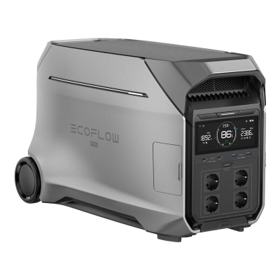 Stacion portativ energjie EcoFlow DELTA Pro 3, 4000W, 12kWh, i argjendtë, i rinovuar