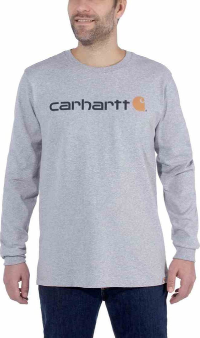Bluzë Carhartt Workwear Signature Graphic, pulovër, XXL, gri e hapur