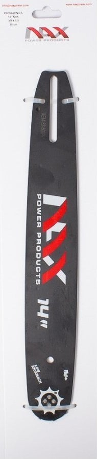 Shinë sharrë motorike NAX Guide 14", 35 cm, e zezë