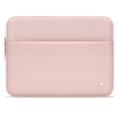 Çantë laptopi Tech-Protect Sleeve 13-14", me xhep me zinxhir, rozë