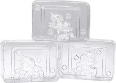 Set kreativ me gips Leantoys Gypsum Casts Unicorn 3D, figurina për t’u bërë vetë, me bojëra