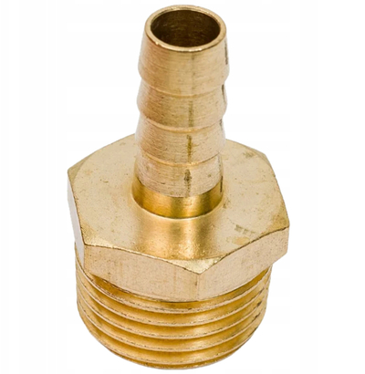 Adapter pneumatik Rockforce RF-MH08/05, set 2 copë, 1/2" mashkull 8mm, metalik