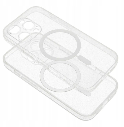 Заштитна маска Clear Mag Cover за iPhone 14 Pro, MagSafe, проѕирна со сјај