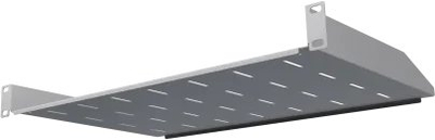 Rafte serveri Netrack 19" 1U 300mm, me vrima ajrimi, gri