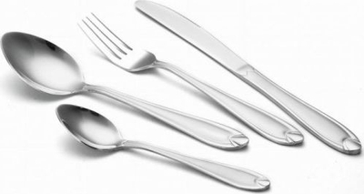 Set bestekësh Maestro MR-1530, 24 pjesë, çelik inox, argjendtë me shkëlqim