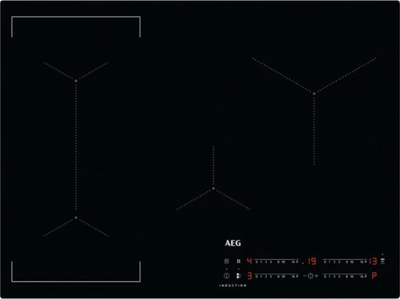 Plitë me induksion AEG IKE74441IB, 71 cm, 4 zona gatimi, e zezë