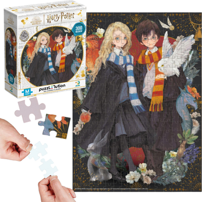 Puzzle DODO Harry Potter dhe Luna, 300 pjesë, madhësi mesatare, shumëngjyrësh