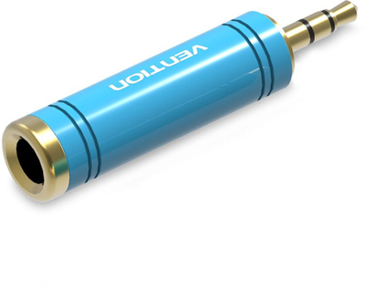 Adapter audio Vention, 3.5mm mashkull në 6.3mm femër, blu