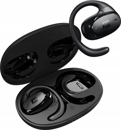 Kufje sportive Mee Audio AirHooks Pro, pa fishkë true wireless, open ear, të zeza