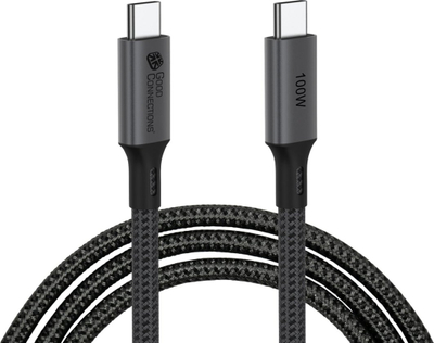 Kabllo USB Good Connections Triton USB C USB C, 1.8m, 100W, grafit