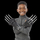 Set role-play Marvel Black Panther Legacy Warrior Pack, maskë dhe thonj, i zi